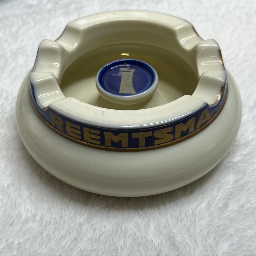 Vintage Germany Rosenthal Reemtsma Ashtray Tobacco or Cigar 5" round